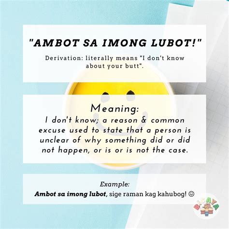 shit in bisaya